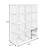 Aceves 44" W Closet System Walk-In Sets