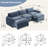Latitude Run® 3-Seat Sectionals With 2 Ottoman-403881632
