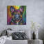  «Wouf German Shepherd» par Rich Monet, art mural en métal, 36 po x 36 po-856895875