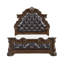 1 tête de lit formelle traditionnelle de luxe capitonnée avec détails décoratifs complexes 1pc-1364539702