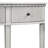 Vertical Stripe Drawer Console, Antique White Color, Legs Minimalist Console Table With Space & Solid Pine Structure-53657667