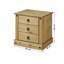 Bridewell 52cm W Solid Wood Bedside Table