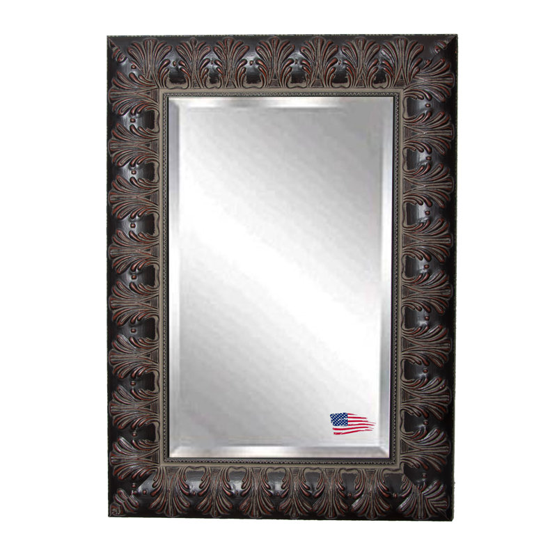 Acton Solid Wood Flat Wall Mirror