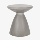 Sayle Round Magnesium Oxide Outdoor Side Table