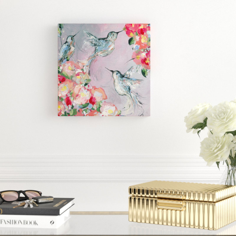 «Whimsical Garden», reproduction sur toile, H 40 po x l 40 po x P 1,5 po