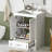 24'' Bathroom Vanity With Ceramic Sink Combo, Modern Freestanding Storage Cabinet  With Silver Handles,  Soft Closing Doors-460523343