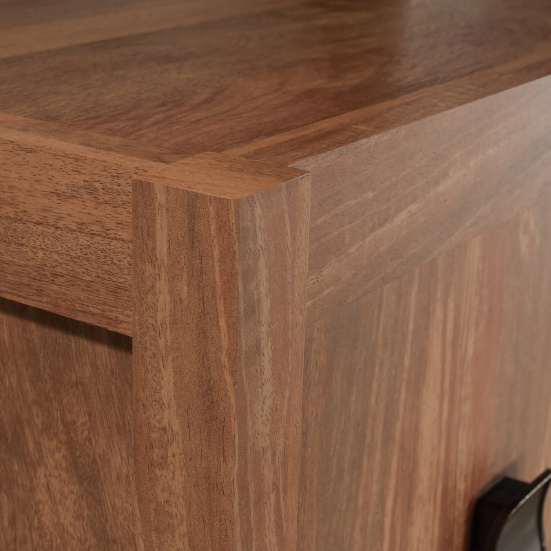 Brun rustique, idéal pour la salle à manger et le bureau - Rangement dissimulé, compatible avec les bureaux assortis, point focal élégant en bois d'ingénierie à utilisation multifonctionnelle, pour la maison, la construction