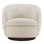Fauteuil demi-tonneau pivotant rembourré Marcy