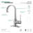 Kingston Brass New York Single-Handle 1-Hole Deck Mount Bathroom Faucet with Push Pop-Up-29287159