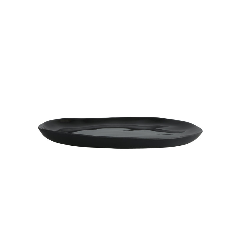 Fortessa Sandia 11" Melamine Dinner Plate, Obsidian