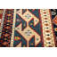 Tapis oriental tribal en laine noué à la main 3 pi 5 po x 4 pi 10 po