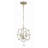 Mason 3 - Light Unique / Statement Globe Pendant with Crystal Accents-1080994679