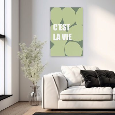 Cest La Vie - Design inspirant, art de signes typographiques