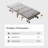 Traute Steel Upholstered Folding Bed with Mattress Included Twin 10.63" Foldaway Guest Bed-109972910