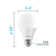 75 Watt Equivalent A19 E26/Medium (Standard) Dimmable 4000K LED Bulb