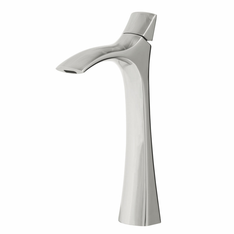 Robinet pour salle de bain à un trou avec ensemble de drain tendance