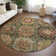 Machine Washable Indoor/Outdoor Xhevrie Aloe Rug