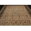 Tapis beige en laine noué à la main de conception unique 9 pi 1 po x 12 pi Elvyn