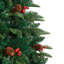 Artificial Christmas Tree with LEDs with Stand Green-845625194