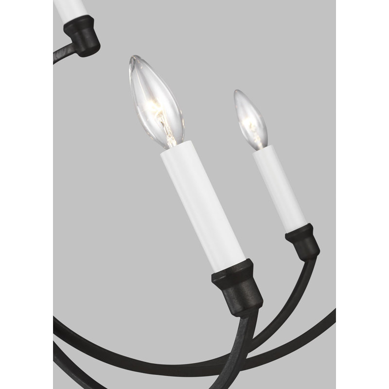 Westerly 12 - Light Chandelier, Antique Gild, 30" H x 29.375" W x 29.375" D