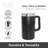 Insulated 27 oz Beer Mug - Black