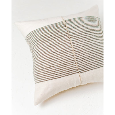 Riviera Hand-Stitch Throw Pillow Cover
