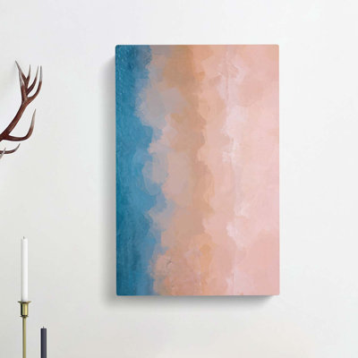 Upon The Beach In Abstract - Wrapped Canvas
