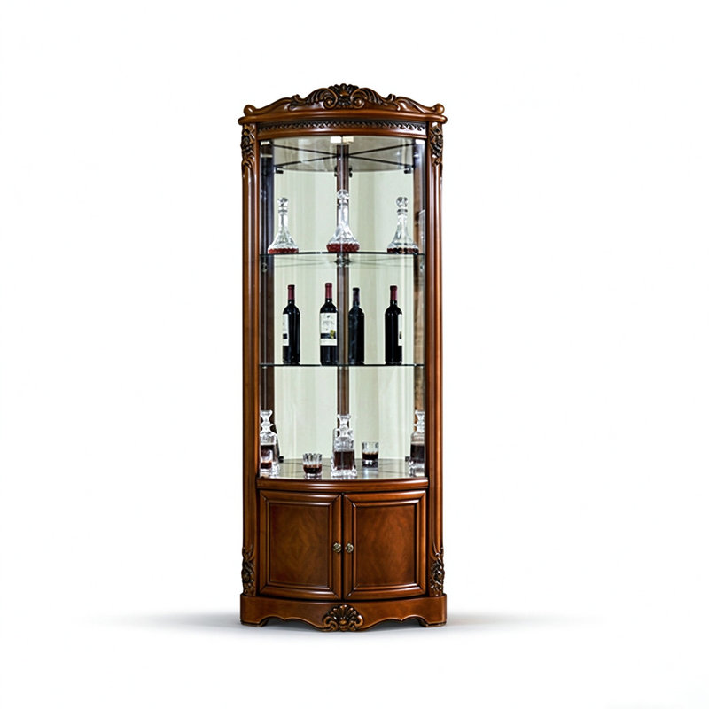 22.44 " L Solid Wood Bar Cabinet