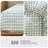 MooMee Gingham Sheet Set Extra Deep Pocket 100% Washed Cotton Linen Like Textured Breathable Lightweight-119224423-119224422