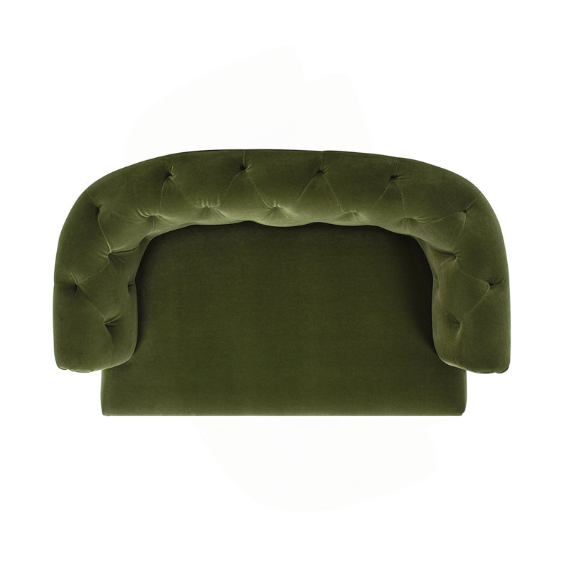 Canapé-lit pour chien 36,5 po Kiki, Vert olive
