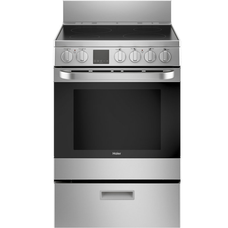 Gamme électrique autoportante 2,9 cu 24 po