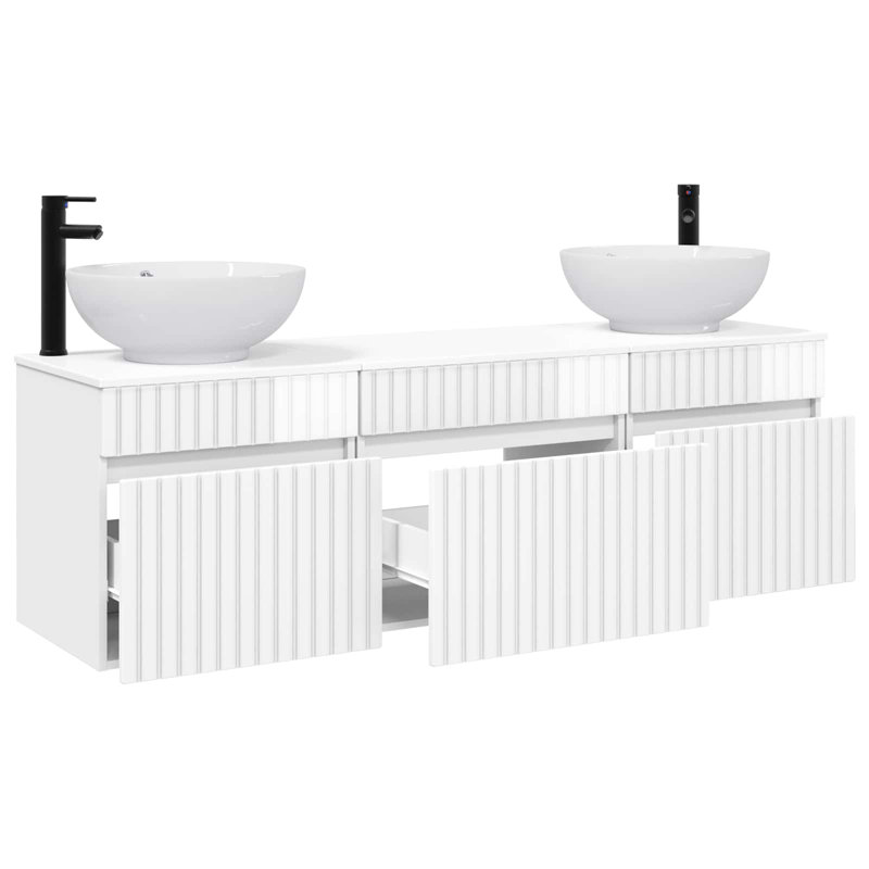 Bathroom Furniture Suite, High Gloss White