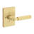 Mirada Reeded Bed/Bath Lever w/ Rectangular Rose-113966898
