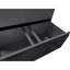 Classeur latéral 4 pièces thermolaqué noir, charge de tiroir de 110 lb, sécuritaire pour le bureau à domicile par tiroir,