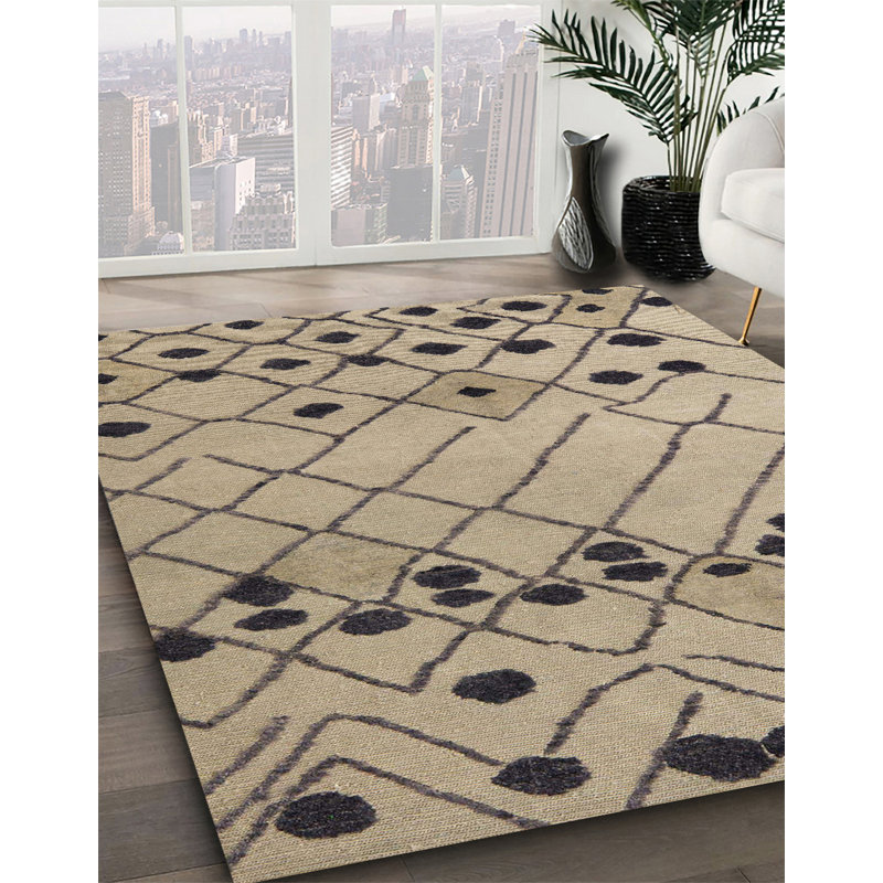 Abstract Indoor Rug, Square 7'