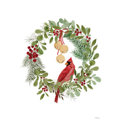 " Christmas Cardinal Wreath "