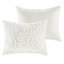 Couette en chenille, format King/King, 3 pièces, coton, motif floral, style chambre