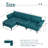 Upholstered L-Shaped Sectional Reversible-2000301152