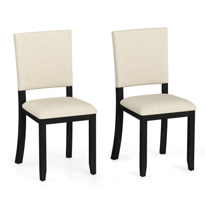 Upholstered Side Chair in Beige