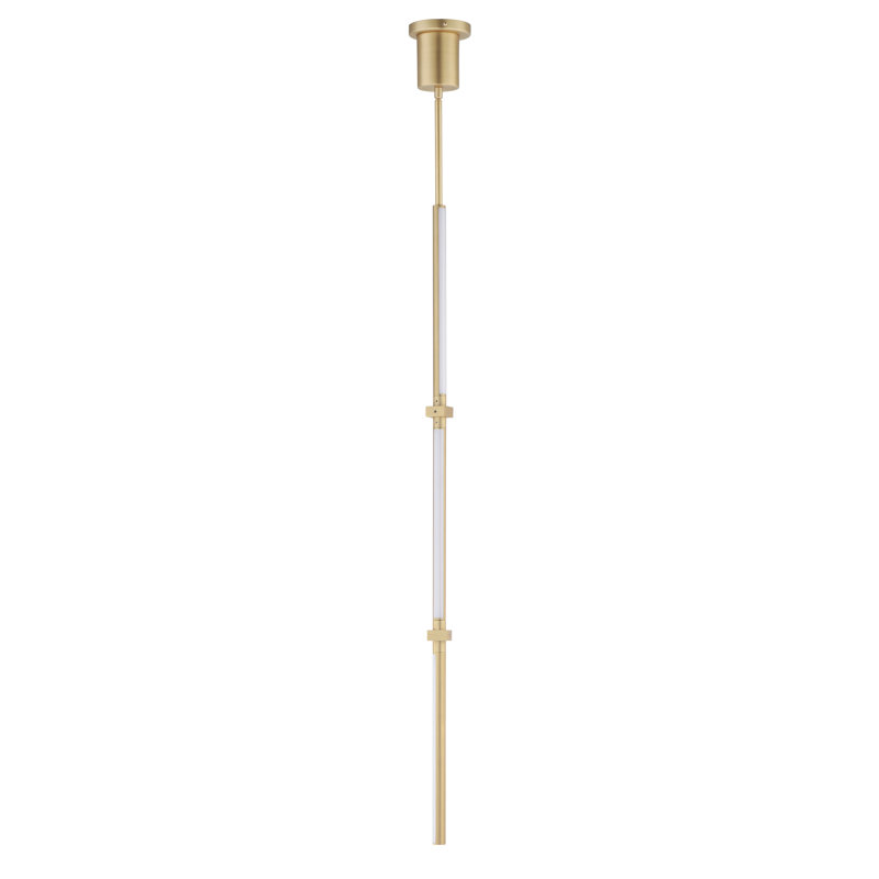 3 - Light LED Single Pendant, Gold