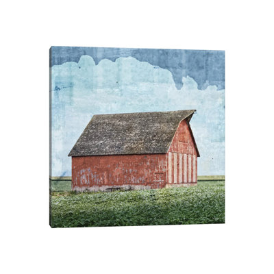 " Traditional Red Barn " by Dan Meneely Painting Print