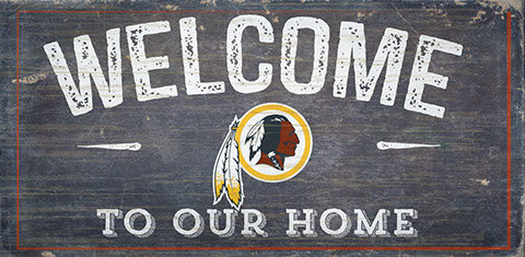 Décoration murale welcome NFL, Redskins de Washington