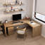 Bureaux rectangulaires en bois massif Burlywood-111032614-111032613