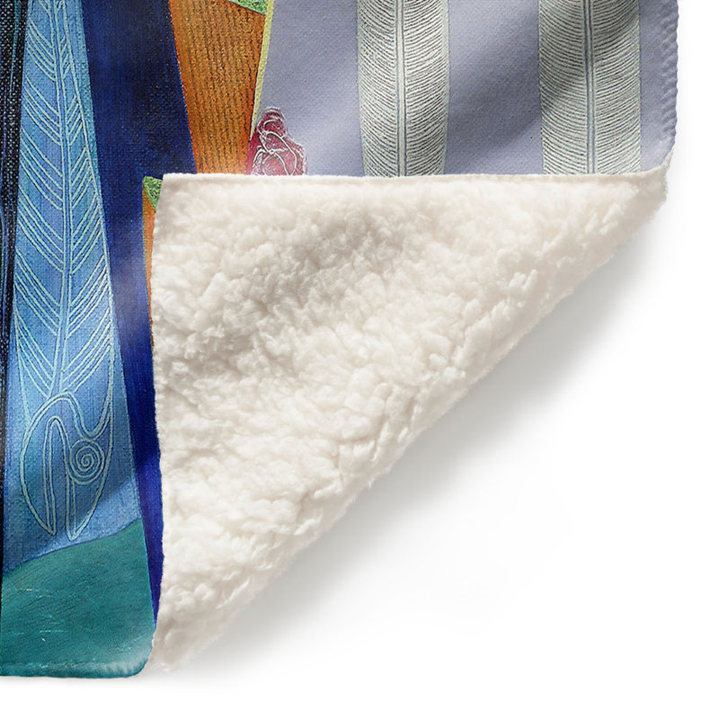Couverture sherpae profonde 5 doux time, l 51 po x L 60 po