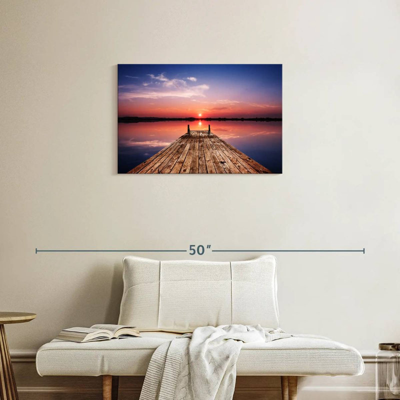 Alvord Sunset Lake Dock, H 20 po x l 30 po