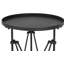Table d'appoint ronde en métal avec pieds à griffes-38846171-94443142