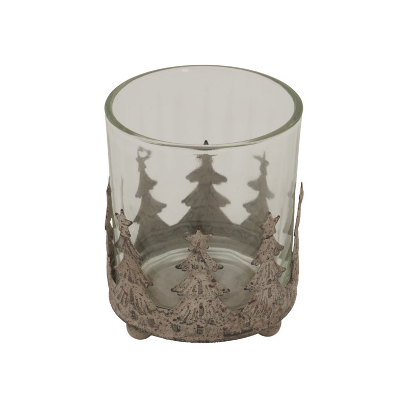Andrian Glass Candle Accessories, 6cm H x 7cm W x 7cm D