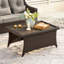 Ensemble de conversation d'extérieur pour 5 personnes avec table basse et coussins Keaisha-1543580866-1543580867