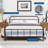 Modway Maisie Stainless Steel Bed Frame-25939366-25939370
