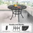 Patio Round Metal Table